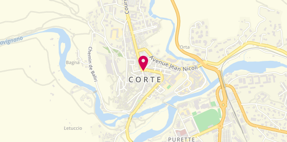 Plan de Coté Place, 4 Cr Paoli, 20250 Corte