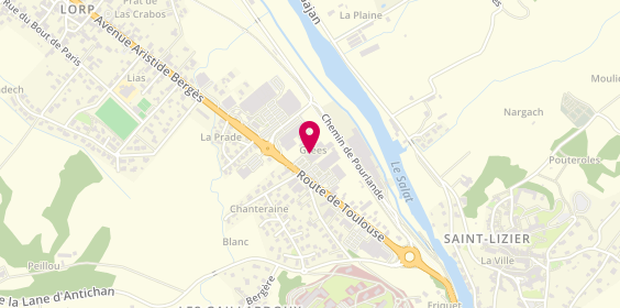 Plan de Centrakor, 40 Route de Toulouse, 09190 Saint-Lizier