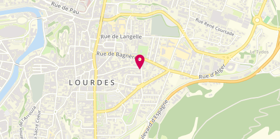 Plan de Agence de communication événementielle - Events Py's - Hautes Pyrénées, 4 Rue de l'Aubertron, 65100 Lourdes