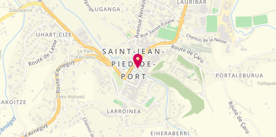 Plan de Bi Luma, 13 Rue de l'Église, 64220 Saint-Jean-Pied-de-Port