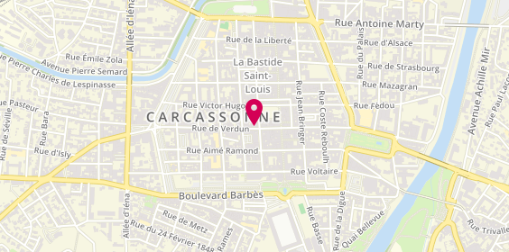 Plan de Mètre Carré M2, 54 Rue de Verdun, 11000 Carcassonne
