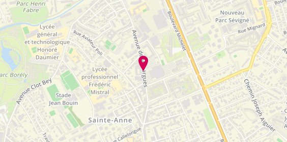 Plan de Gris Perle, 338 avenue de Mazargues, 13008 Marseille