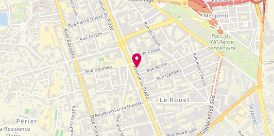 Plan de H2Hotels, 165 avenue du Prado, 13008 Marseille
