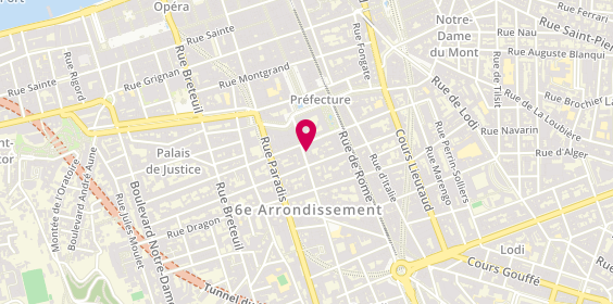Plan de Studio Dix Neuf, 3 Rue Edmond Rostand, 13006 Marseille