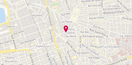 Plan de Becbunzen, 24 Rue des 3 Frères Barthélémy, 13006 Marseille