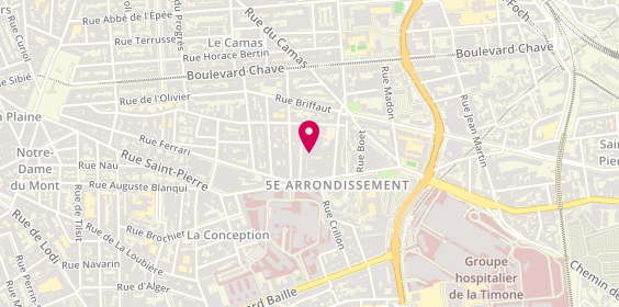 Plan de Verrex SAS, 21 Rue Cité des Platanes, 13005 Marseille