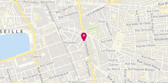 Plan de Emmanuel Peltier Diffusion détour Design, 16 Rue Jean Roque, 13001 Marseille