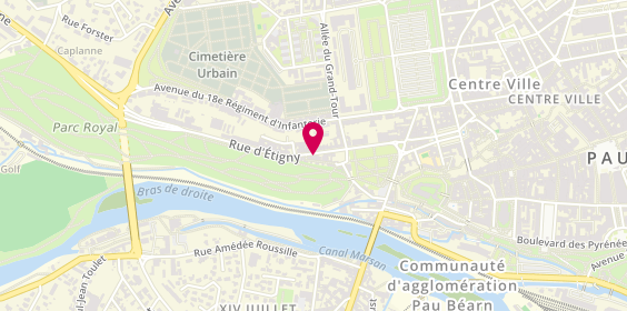 Plan de Atelier Jp Bouvée, 15 Rue d'Etigny, 64000 Pau