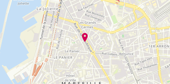 Plan de Creative-Cables Store Marseille, 51 Rue de la République, 13002 Marseille