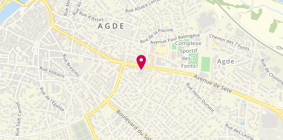 Plan de La Foir'fouille, 38 Route de Sète, 34300 Agde