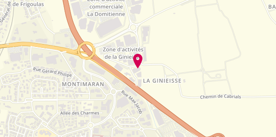 Plan de Monsieur Meuble, 8 Rue de la Ginieisse Zae la Giniesse, 34500 Béziers