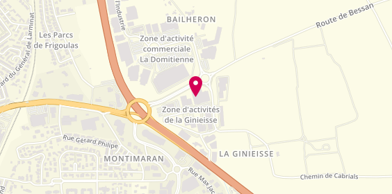 Plan de Gifi, Rue Zenobe Gramme Lieu-Dit la Giniesse, 34500 Béziers