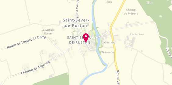 Plan de Ac Services, 10 Rue des Remparts, 65140 Saint-Sever-de-Rustan