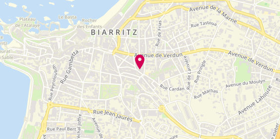 Plan de L'Atelier 13, 13 Rue Jean Bart, 64200 Biarritz