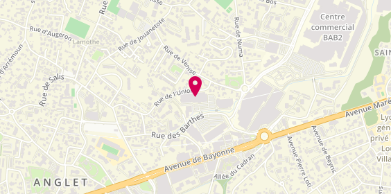 Plan de Conforama, 19 Rue des Barthes, 64600 Anglet