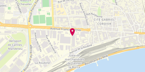 Plan de Conforama, 169 avenue Francis Tonner, 06150 Cannes