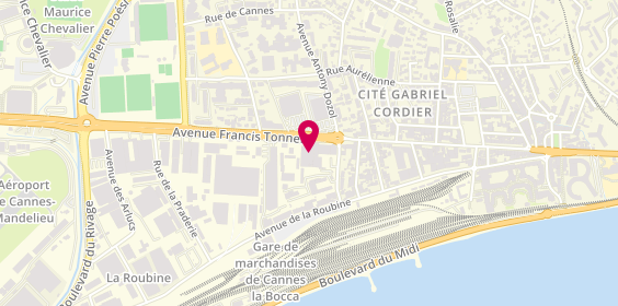 Plan de Gifi, 157 avenue Francis Tonner, 06150 Cannes