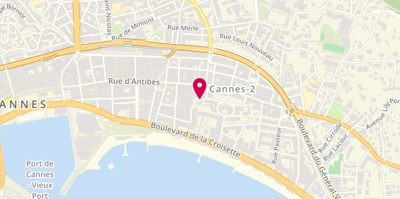 Plan de Charles Cameron Interior Gallery, 1 Rue Victor Cousin
45 Boulevard de la Croisette, 06400 Cannes