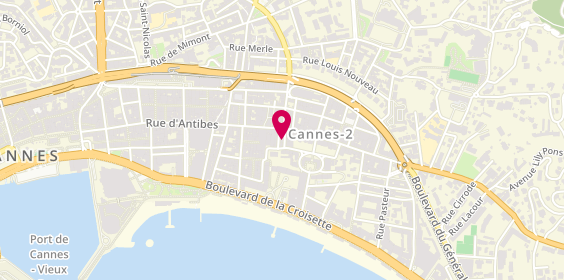 Plan de Arte Riviera, 6 Rue la Fontaine, 06400 Cannes