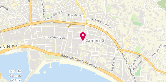 Plan de Royal Bungalow, 4 Rue la Fontaine, 06400 Cannes