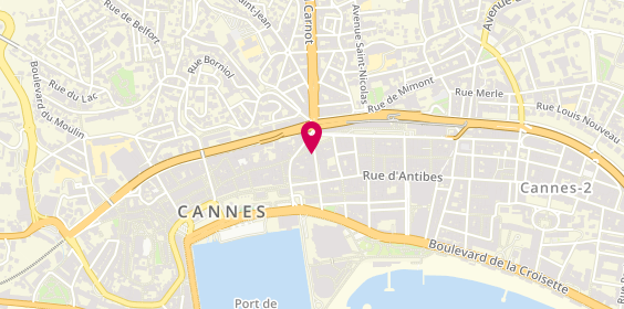 Plan de L'Idée Cannes, 17 Rue Jean de Riouffe, 06400 Cannes