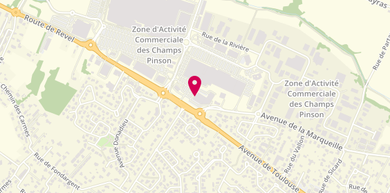 Plan de Gifi, Place des Champs Pinsons avenue de la Marqueille, 31650 Saint-Orens-de-Gameville