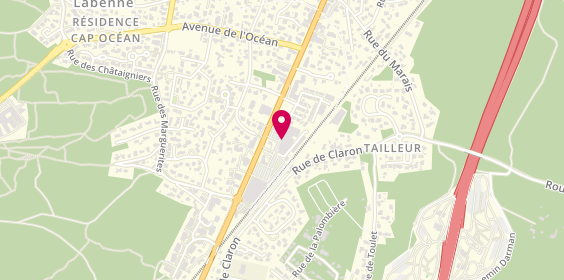 Plan de Centrakor, 38 avenue Charles de Gaulle, 40530 Labenne