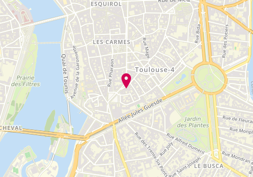 Plan de La Loge du Concierge, 14 Rue du Languedoc, 31000 Toulouse