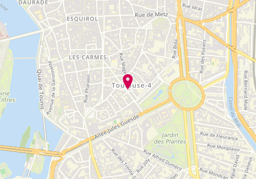 Plan de Flatdesign, 21 Rue Théodore Ozenne, 31000 Toulouse