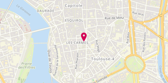 Plan de Méric, 24 place des Carmes, 31000 Toulouse