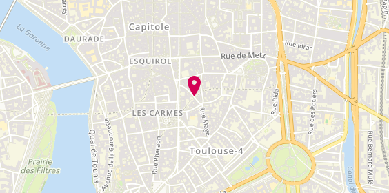 Plan de Verveine Menthe, 27 Rue Bouquières, 31000 Toulouse