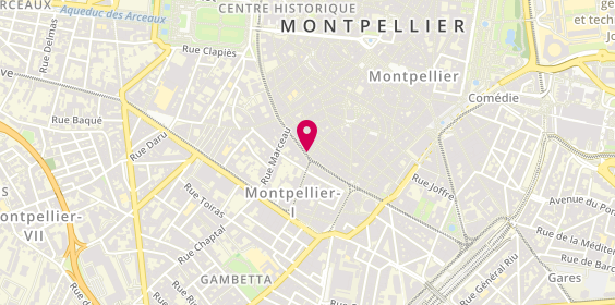 Plan de X Paume X, 19 Boulevard du Jeu de Paume, 34000 Montpellier