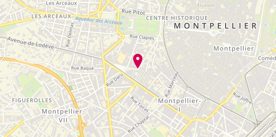 Plan de PILEA - jardinerie urbaine, 48 Rue du Faubourg du Courreau, 34000 Montpellier