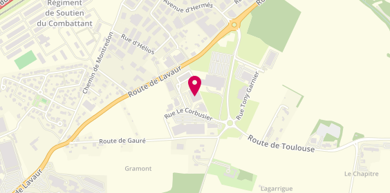 Plan de Gifi, 4 Rue le Corbusier
Route de Gauré, 31130 Balma