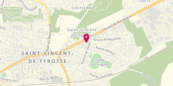 Plan de Les Briconautes Tyrosse Bricolage, 1 Rue du Nouaou
Route Nationale 10, 40230 Saint-Vincent-de-Tyrosse