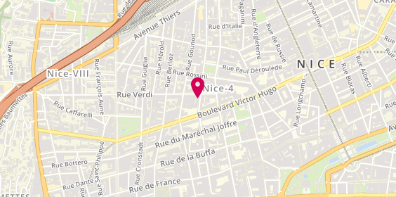 Plan de L'Atelier de St Paul, 5 avenue Auber, 06000 Nice