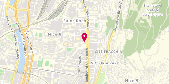 Plan de Bmc Placards, 2 place Saint-Roch, 06300 Nice