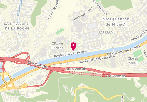 Plan de Saint Maclou, 53 Boulevard Ariane, 06300 Nice