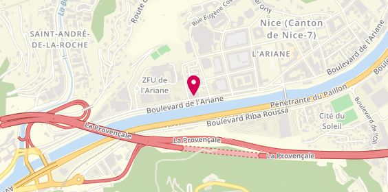 Plan de Saint Maclou, 53-55 Boulevard de l'Ariane, 06300 Nice