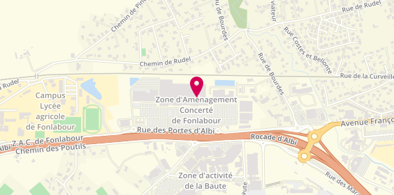 Plan de Casa, Est, Centre Commercial Les
Zone d'Activite Commerciale Fonlabour
Rue des Portes d'Albi, 81000 Albi, France