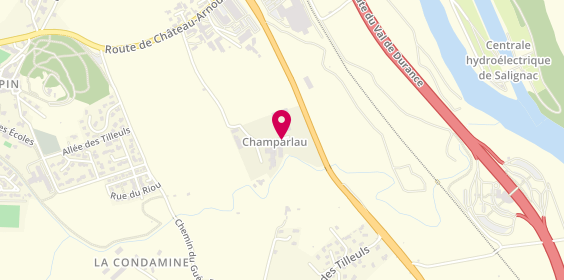 Plan de R.C Carrelages, chemin de Champarlau, 04200 Peipin
