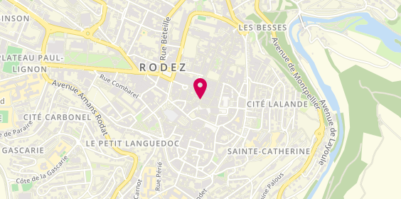 Plan de Coutellerie Laguiole Rodez -Racine, 3 Rue du Touat, 12000 Rodez