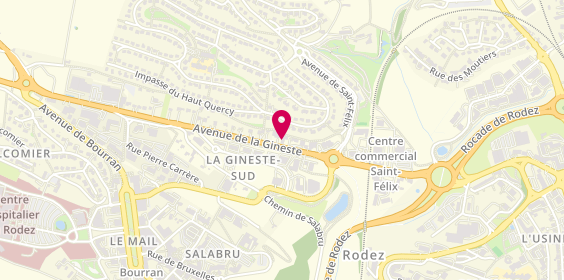 Plan de Maison de la Peinture Aveyron, 42 avenue de la Gineste, 12000 Rodez