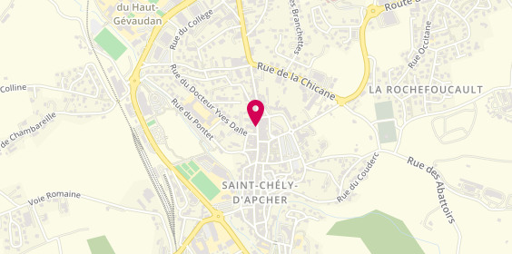 Plan de L'Atelier de Zélie, 115 Rue Théophile Roussel, 48200 Saint-Chély-d'Apcher