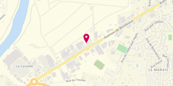 Plan de Pro'meubles, Route de Bordeaux, 24100 Bergerac