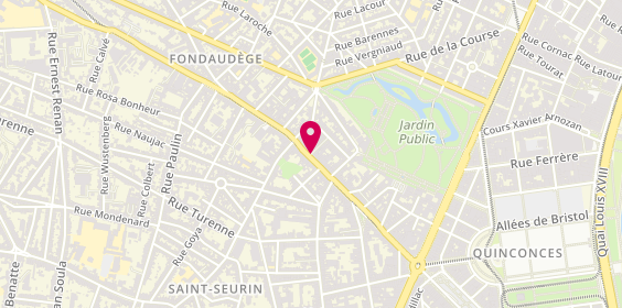 Plan de Le Puits d'Amour, 113 Rue Fondaudège, 33000 Bordeaux