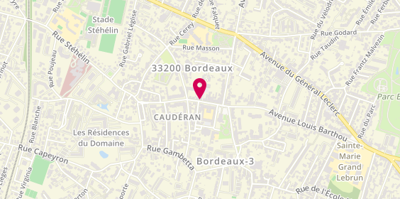 Plan de Côté Déco, 177 avenue Louis Barthou, 33200 Bordeaux