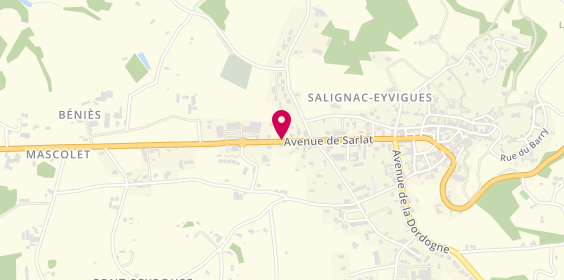 Plan de Jaladi, Le Bourg Avenue Sarlat, 24590 Salignac-Eyvigues