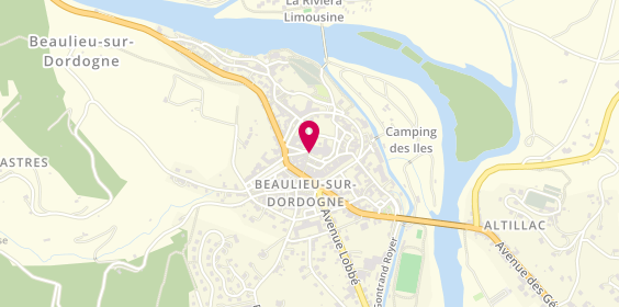 Plan de A l'Heure du Sud, 13 Rue de la République, 19120 Beaulieu-sur-Dordogne