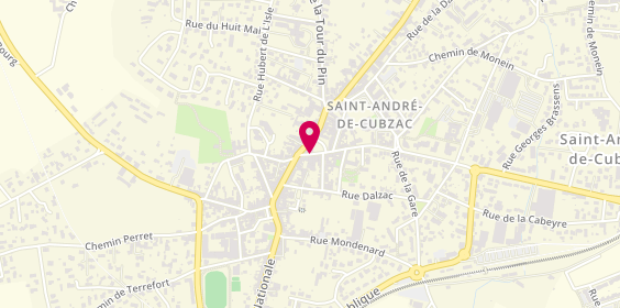 Plan de Artisans Fleuristes de France, 7 Rue Emile Dantagnan, 33240 Saint-André-de-Cubzac